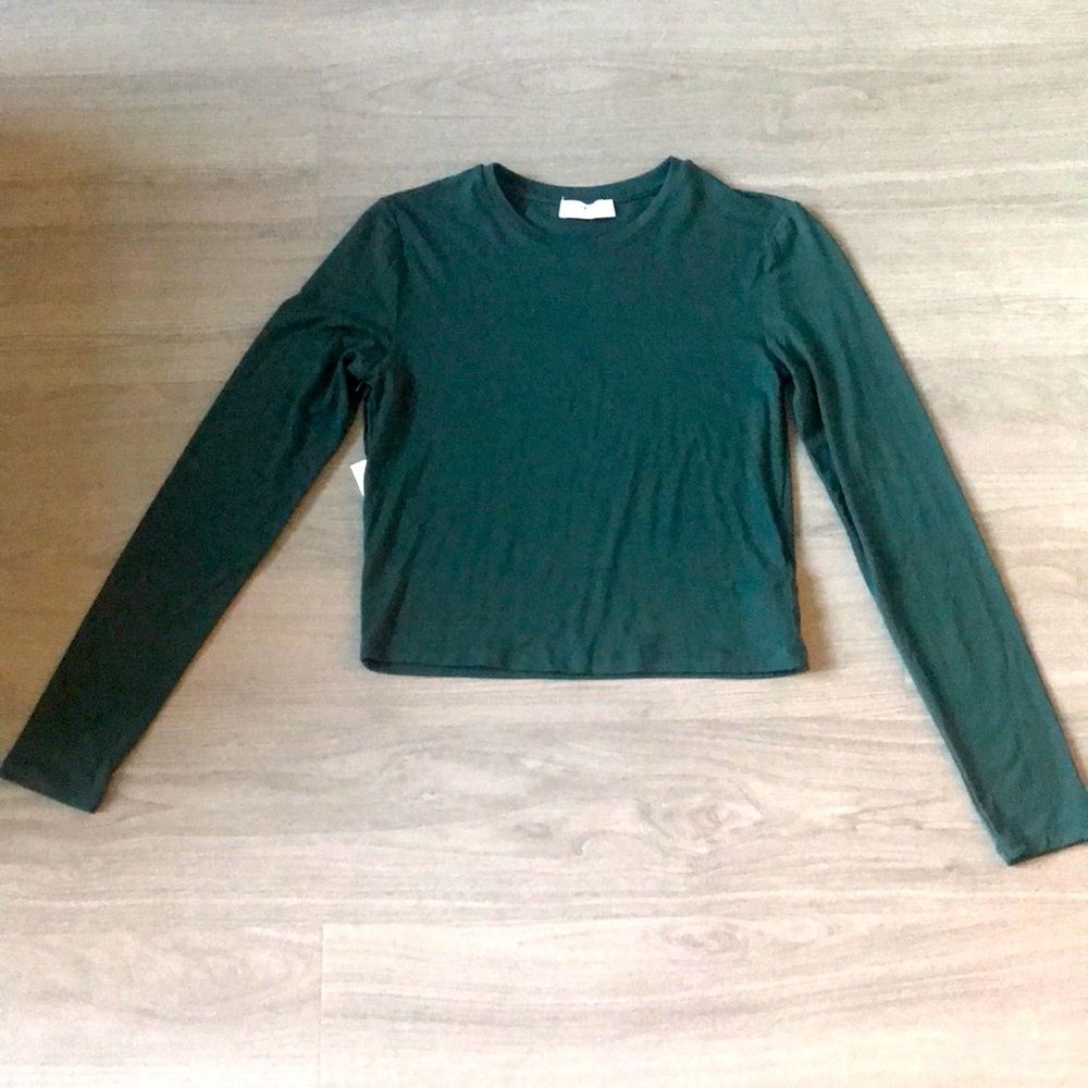 Babaton Emerald Green Long Sleeve Top